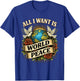 Loving All I Want is World Peace Classic Uplifting Message T-Shirt - T-Shirt | Royal