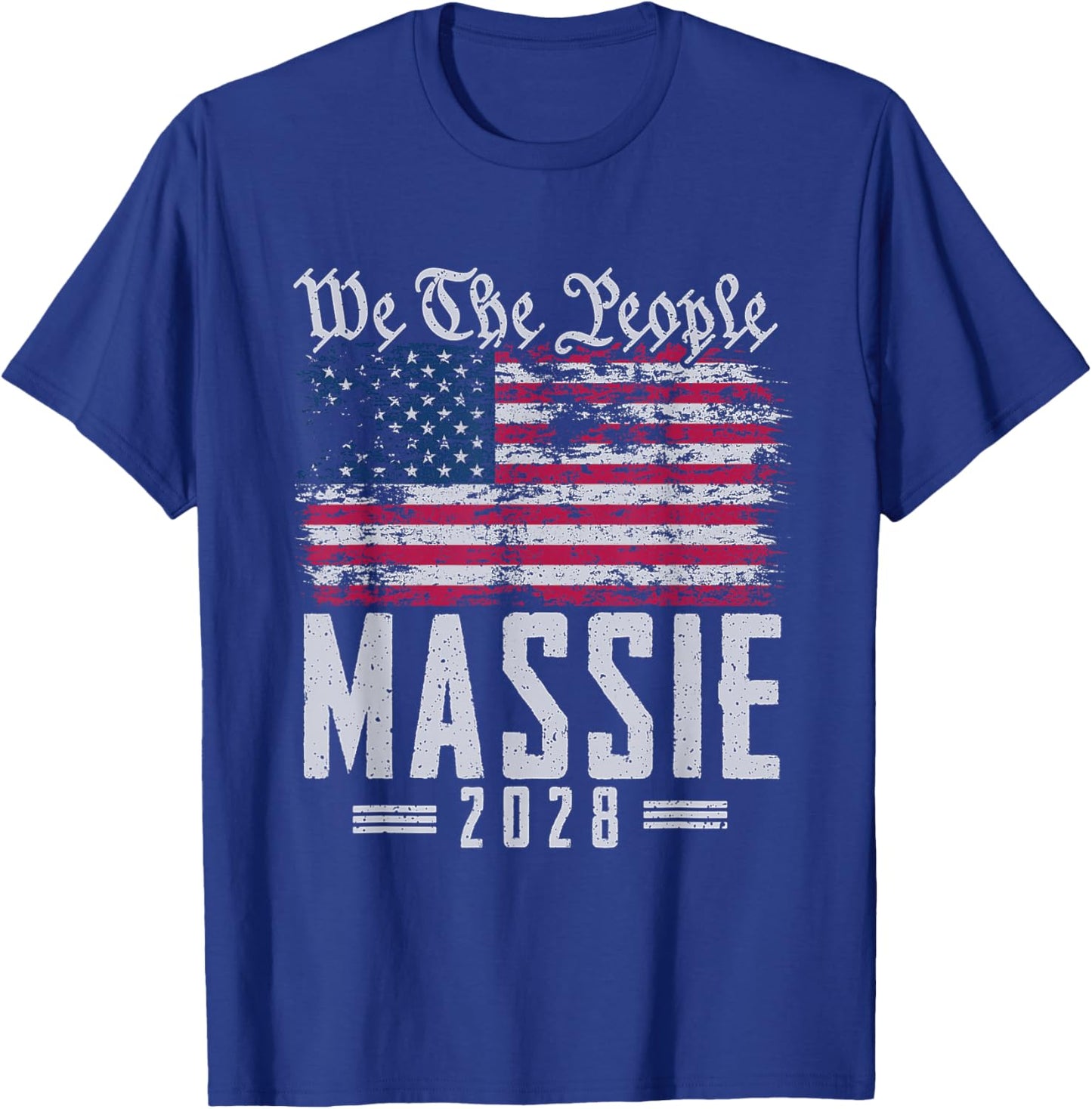 Massie 2028 for President Thomas Massie 2028 T-Shirt - T-Shirt | Royal