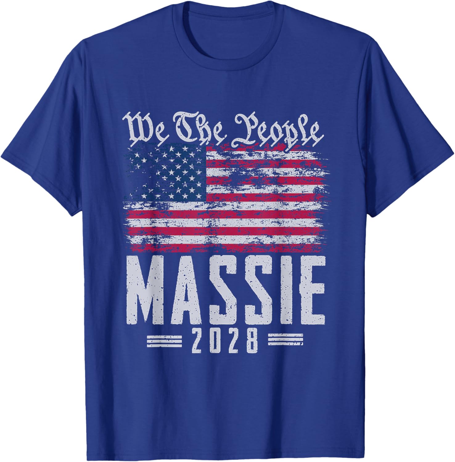 Massie 2028 for President Thomas Massie 2028 T-Shirt - T-Shirt | Royal
