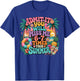 Admit It You'll Miss Me 6-7 Times This Summer Teacher Groovy T-Shirt - T-Shirt | Royal