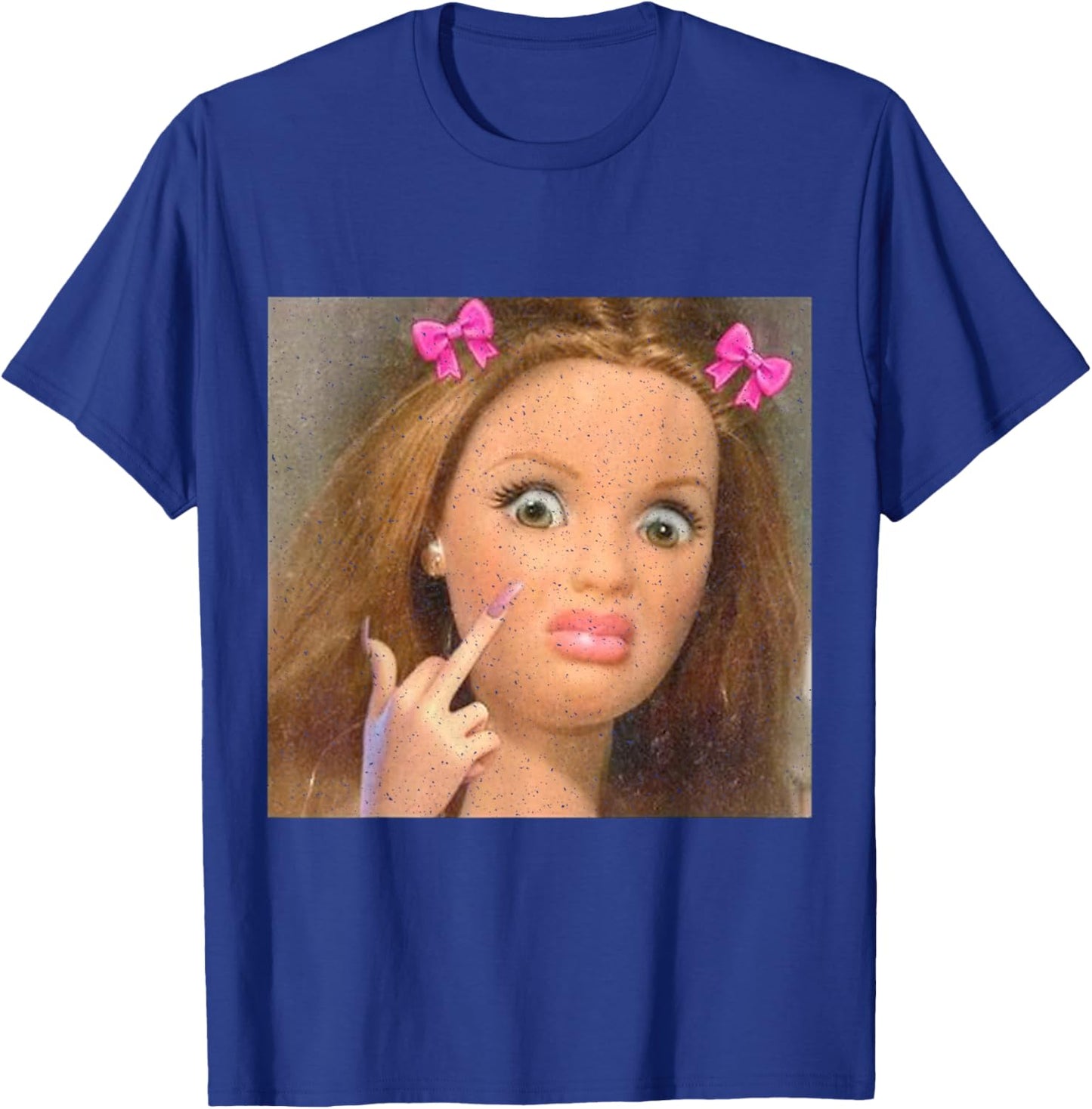 Funny Doll Face Meme T-Shirt - T-Shirt | Royal