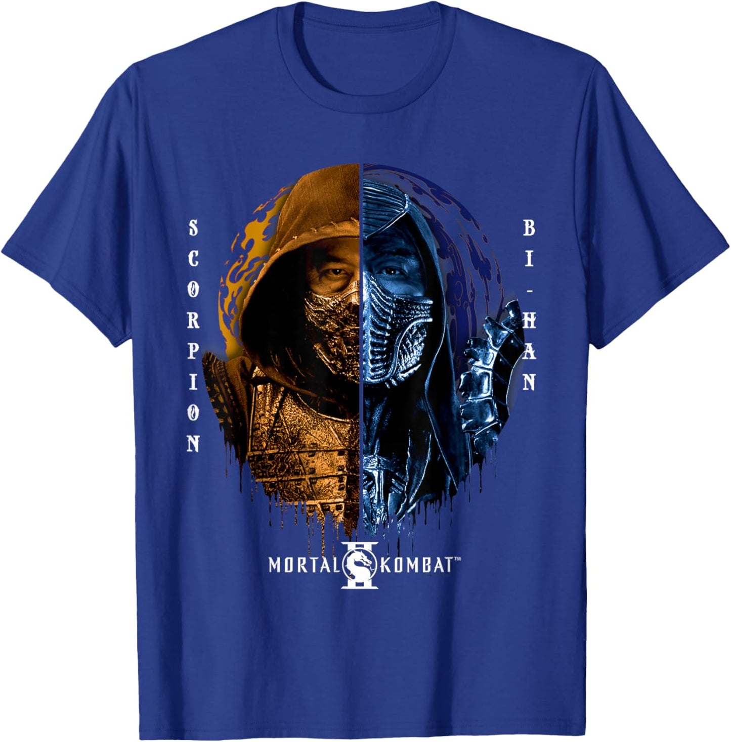 Mortal Kombat 2 Scorpion Bi-Han Mortal Enemies T-Shirt - T-Shirt | Royal