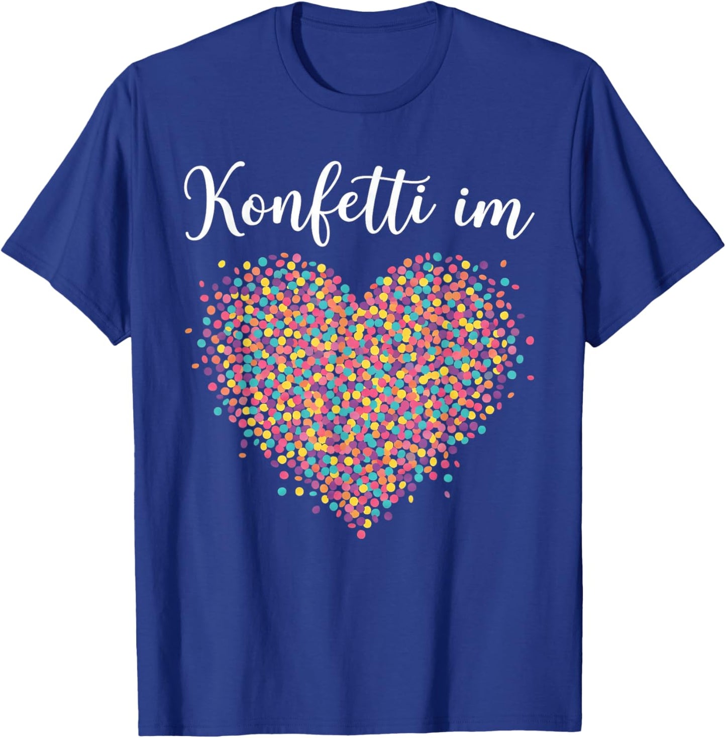 Confetti in the Heart Fancy Dress Carnival Confetti Costume T-Shirt - T-Shirt | Royal