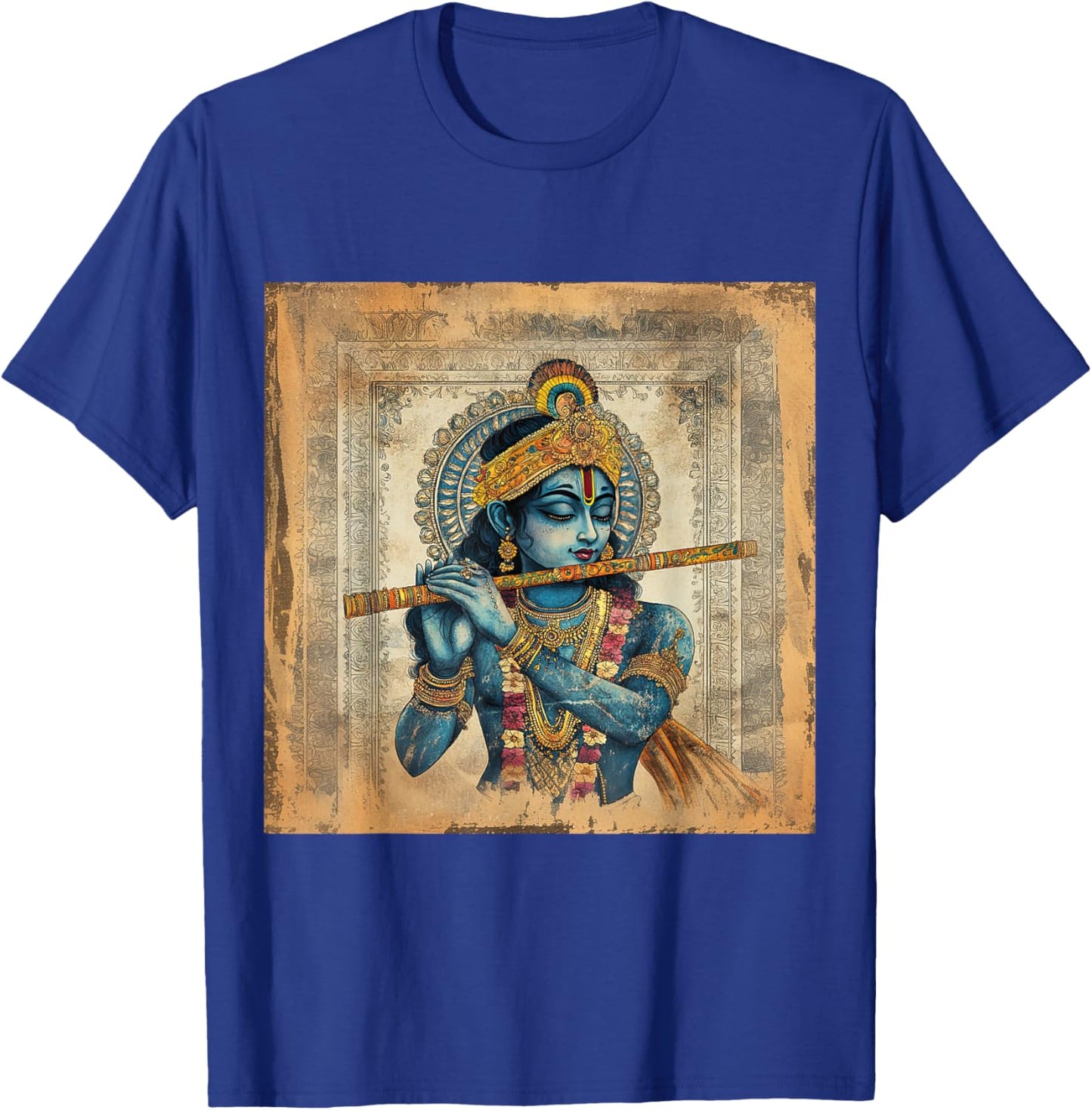 Krishna God oF Love Hindu Deity Ancient Hinduism Mythology T-Shirt - T-Shirt | Royal