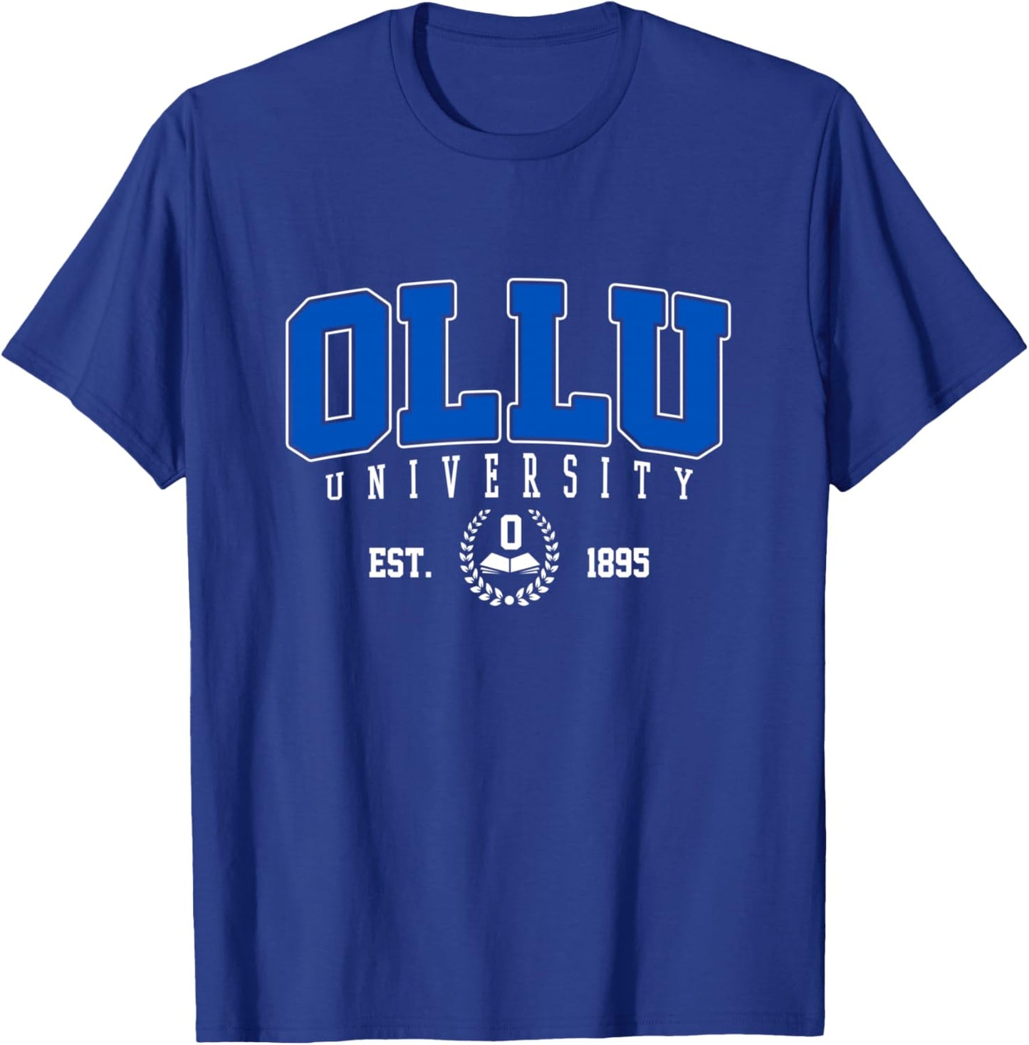 OLLU Classic Varsity Arch Collegiate Women T-Shirt - T-Shirt | Royal
