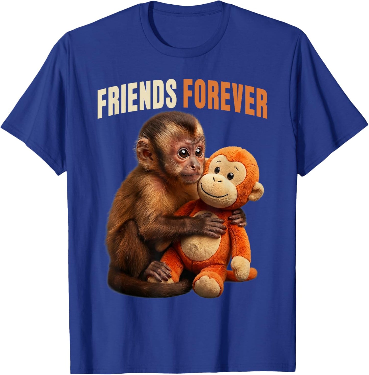 Baby Monkey Punch Friends Forever T-Shirt - T-Shirt | Royal