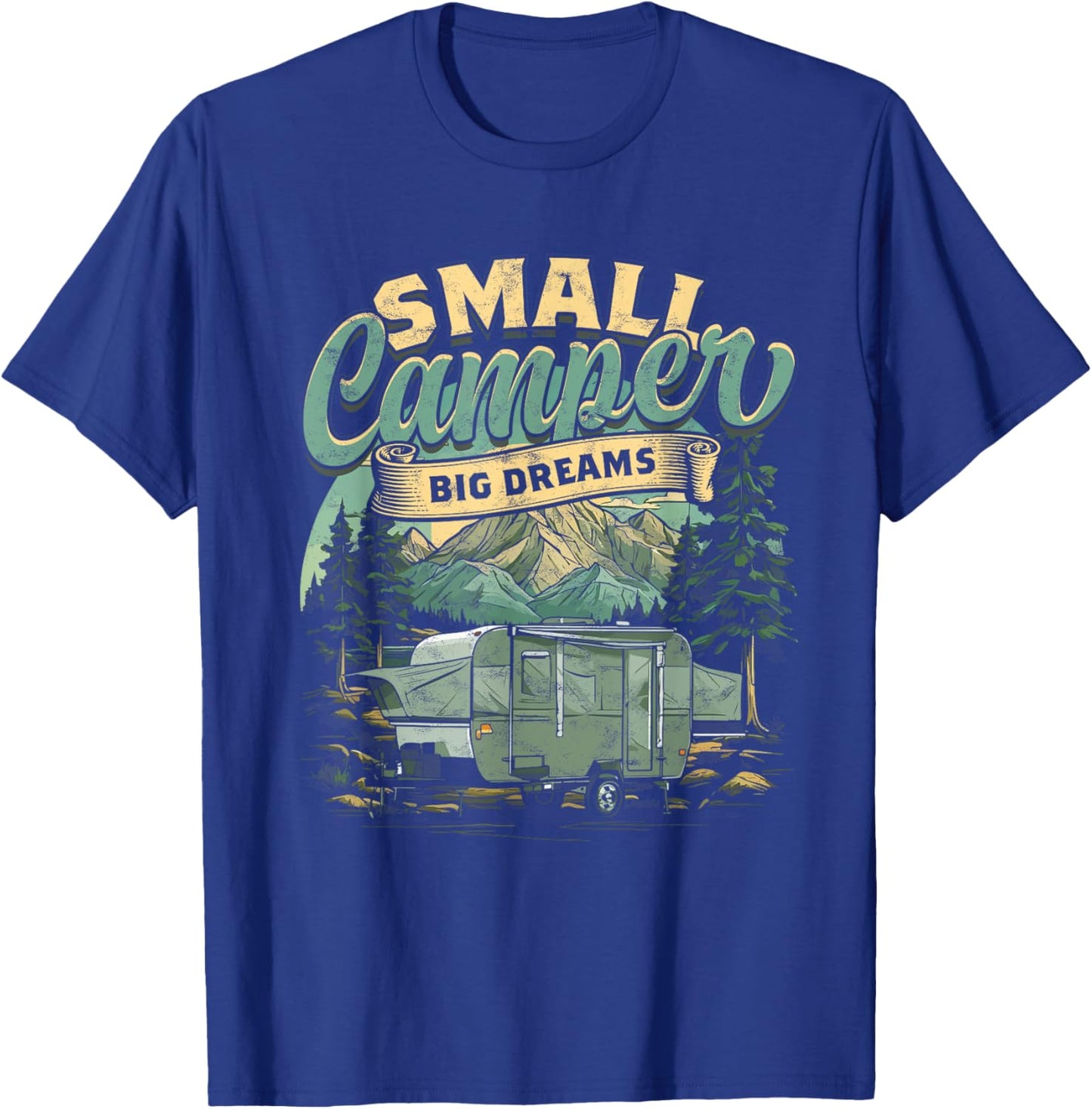 Pop Up Camping Pop Up Trailer Pop Up Camper T-Shirt - T-Shirt | Royal