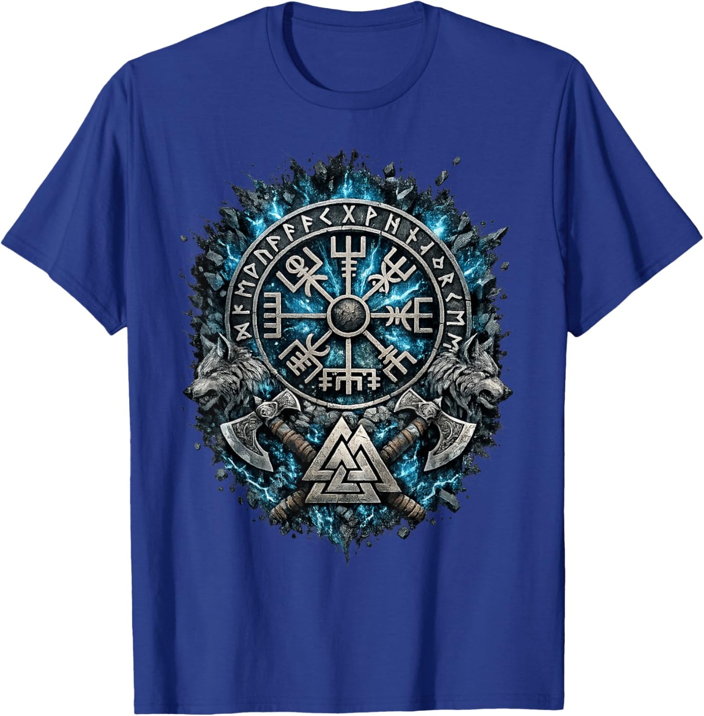 Wikinger Runen Nordische Kultur Geschenke Vikings Symbol T-Shirt - T-Shirt | Royal