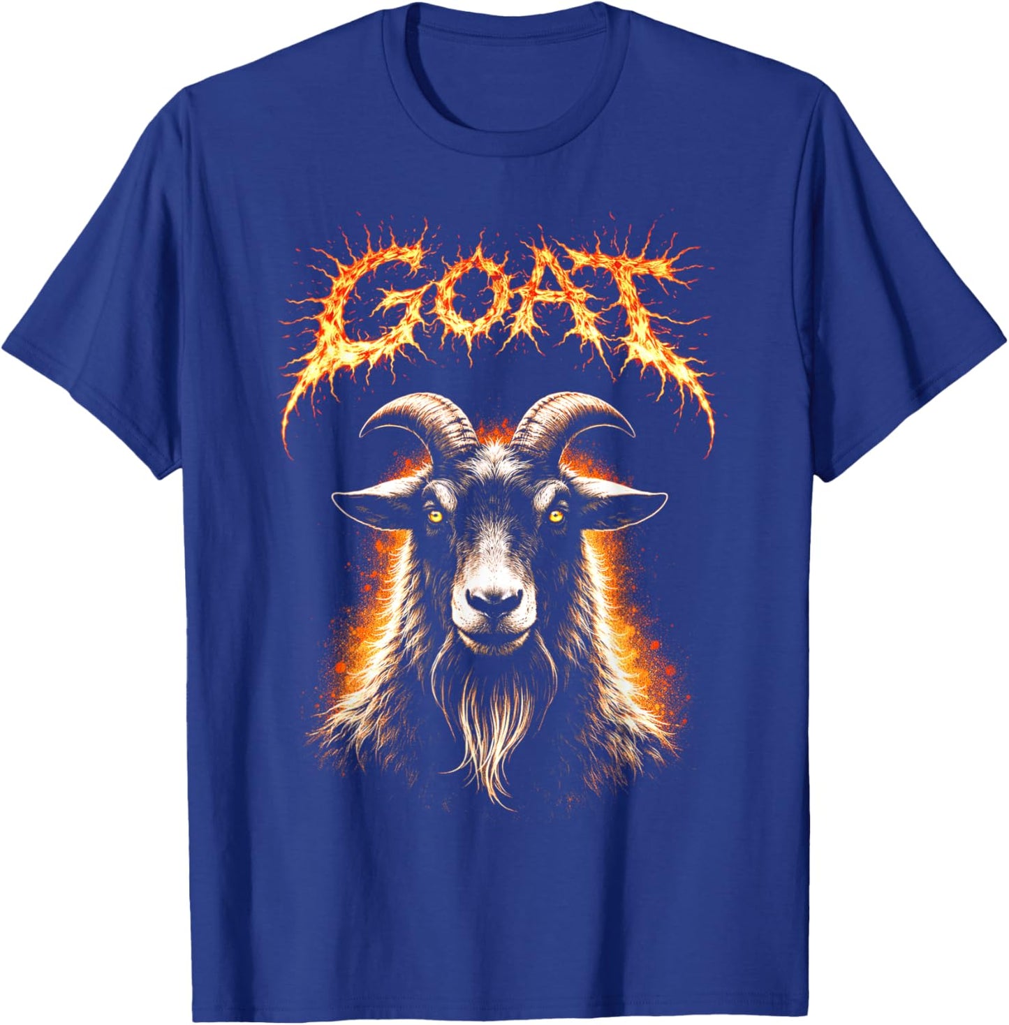 Goat Heavy Metal, Concert de Musique Animal Rock des années 80, Rock N Roll T-Shirt - T-Shirt | Royal