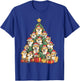 Shiba Inu Santa Christmas Tree Funny Xmas Dog Lover Pajama T-Shirt - T-Shirt | Royal