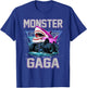 Shark Monster Truck Gaga Monster Truck Are My Jam Truck T-Shirt - T-Shirt | Royal