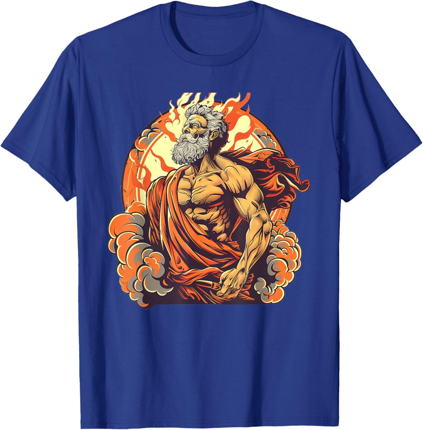 Hephaestus Design T-Shirt - T-Shirt | Royal