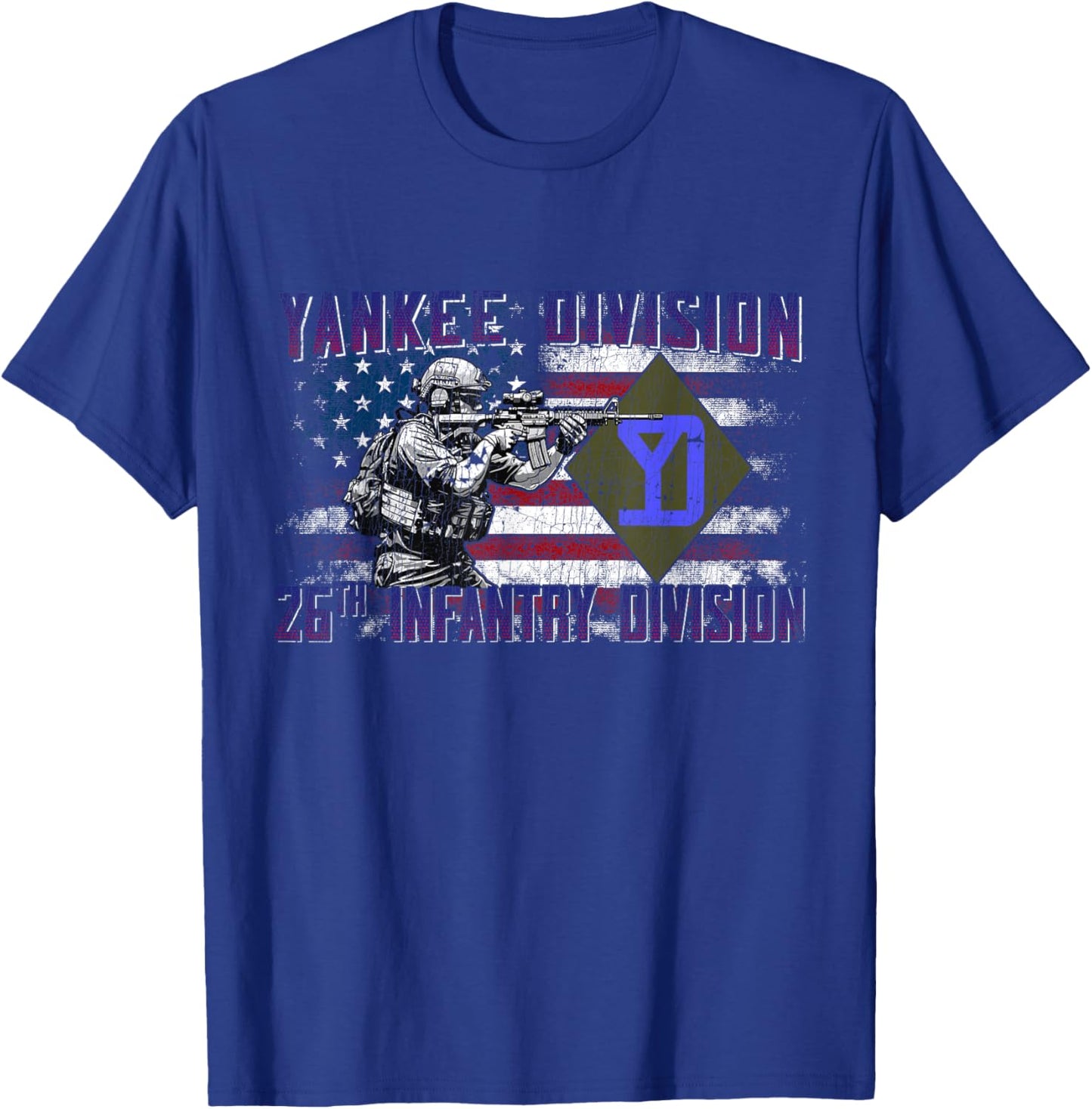 26th Infantry Division 26th ID Yankee Division Gifts T-Shirt - T-Shirt | Royal