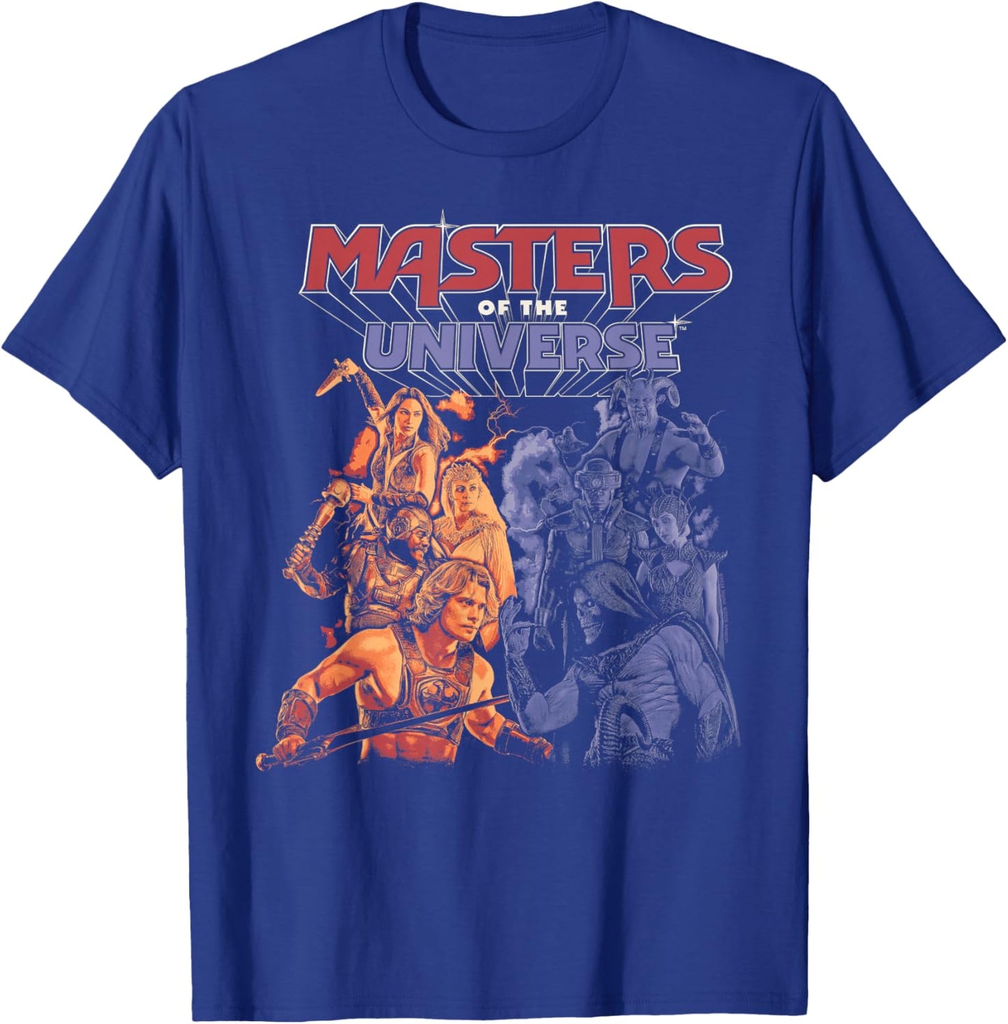 Masters of The Universe: Character Collage T-Shirt - T-Shirt | Royal