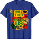 Juneteenth They Don't Like Us Black African Freedom 1865 T-Shirt - T-Shirt | Royal