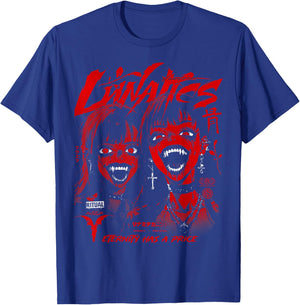 Creepy Manga Horror Gothic Anime Japanese Goth Y2K Vampire T-Shirt - T-Shirt | Royal