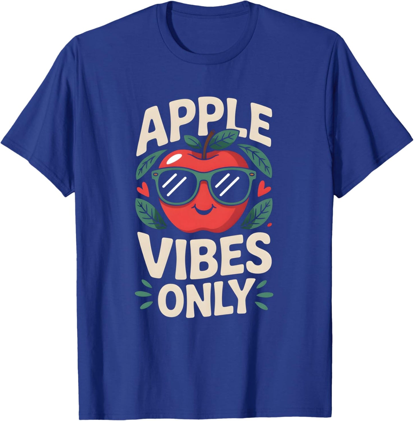 Apple Vibes Only Fall Autumn Apple Picking T-Shirt - T-Shirt | Royal