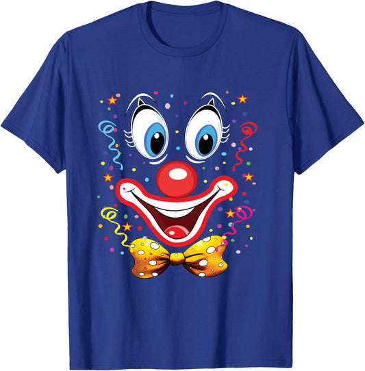 Clown Carnival Costume Clown Costume Clown Fancy Dress Confetti Shirt T-Shirt - T-Shirt | Royal