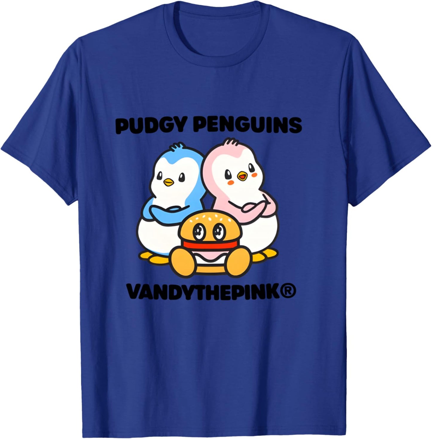 Penguins Pudgy Vandy The Pink T-Shirt - T-Shirt | Royal