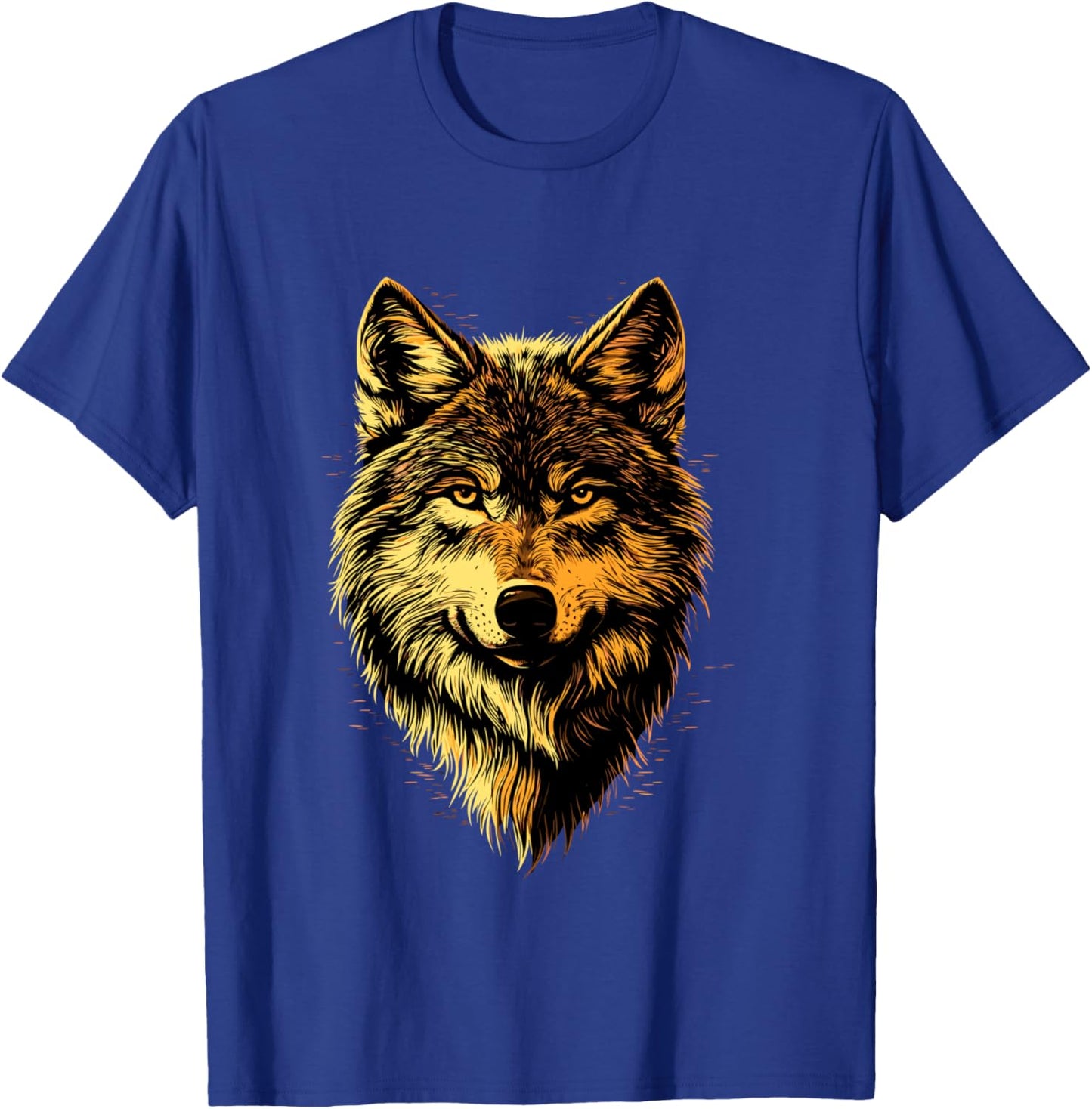 Loup Motif J'aime Les Loups Meute de Loups Loup Sauvage Manche Longue T-Shirt - T-Shirt | Royal