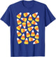 Candy Corn Shirt Adult Kids Men Women Candy Corn Costume T-Shirt - T-Shirt | Royal