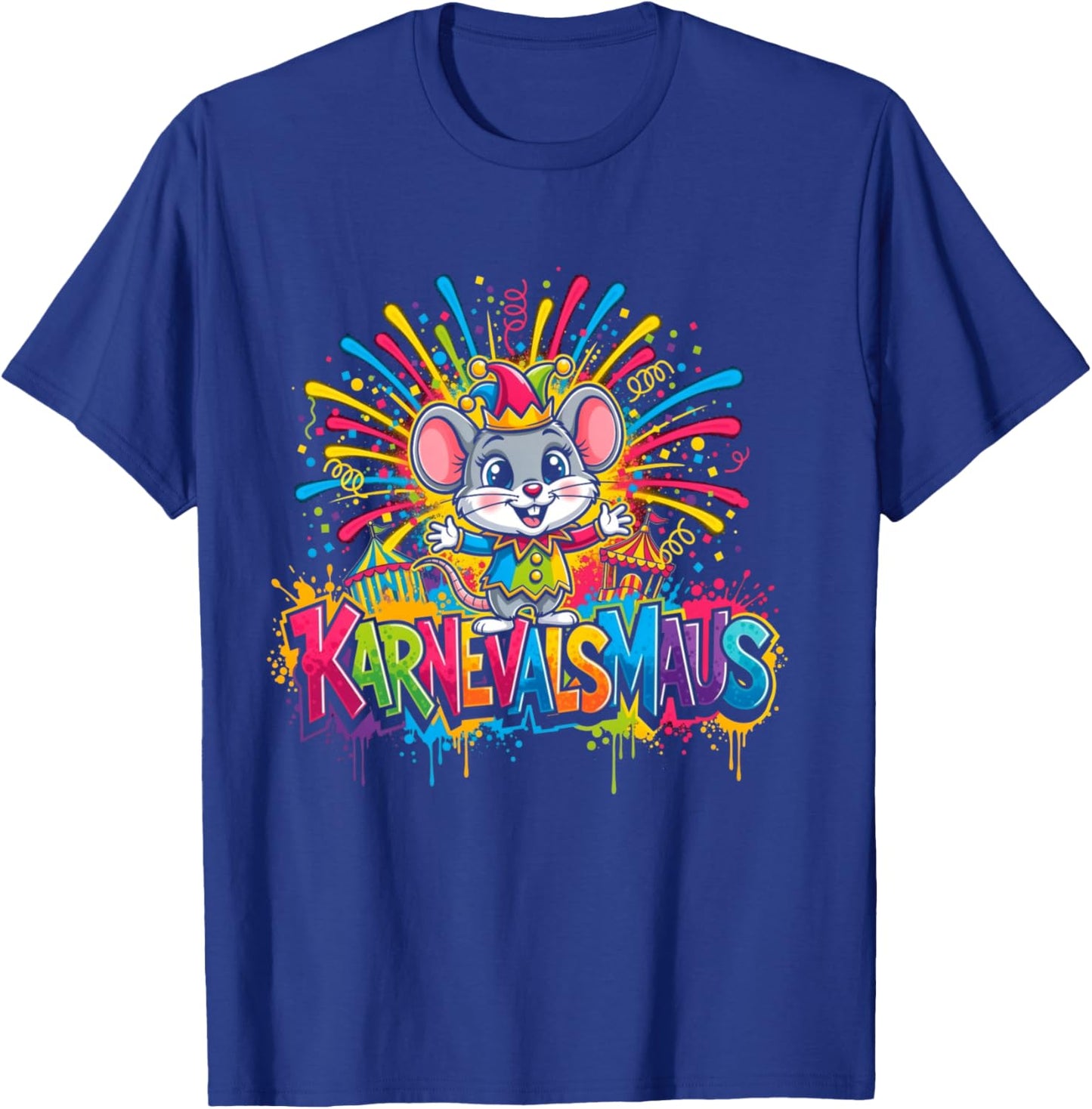 Carnival Costume Replacement Partner Funny Outfit Carnival Mouse Shirt T-Shirt - T-Shirt | Royal