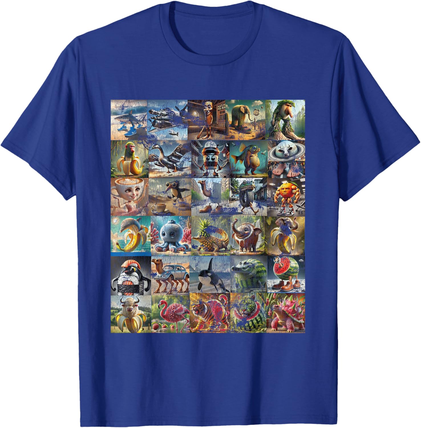 Italian Brainrot Ballerina Assassino Character Meme Mix T-Shirt - T-Shirt | Royal