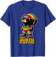 Jamaica Cute Rasta Bear Jah Bless Reggae Roots T-Shirt - T-Shirt | Royal