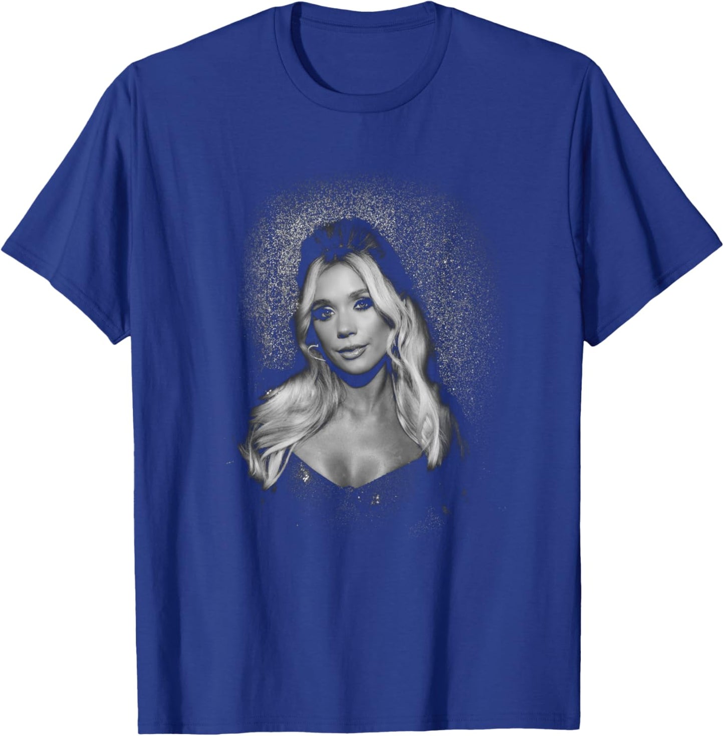 Megan Moroney Am I Okay B&W Portrait T-Shirt - T-Shirt | Royal