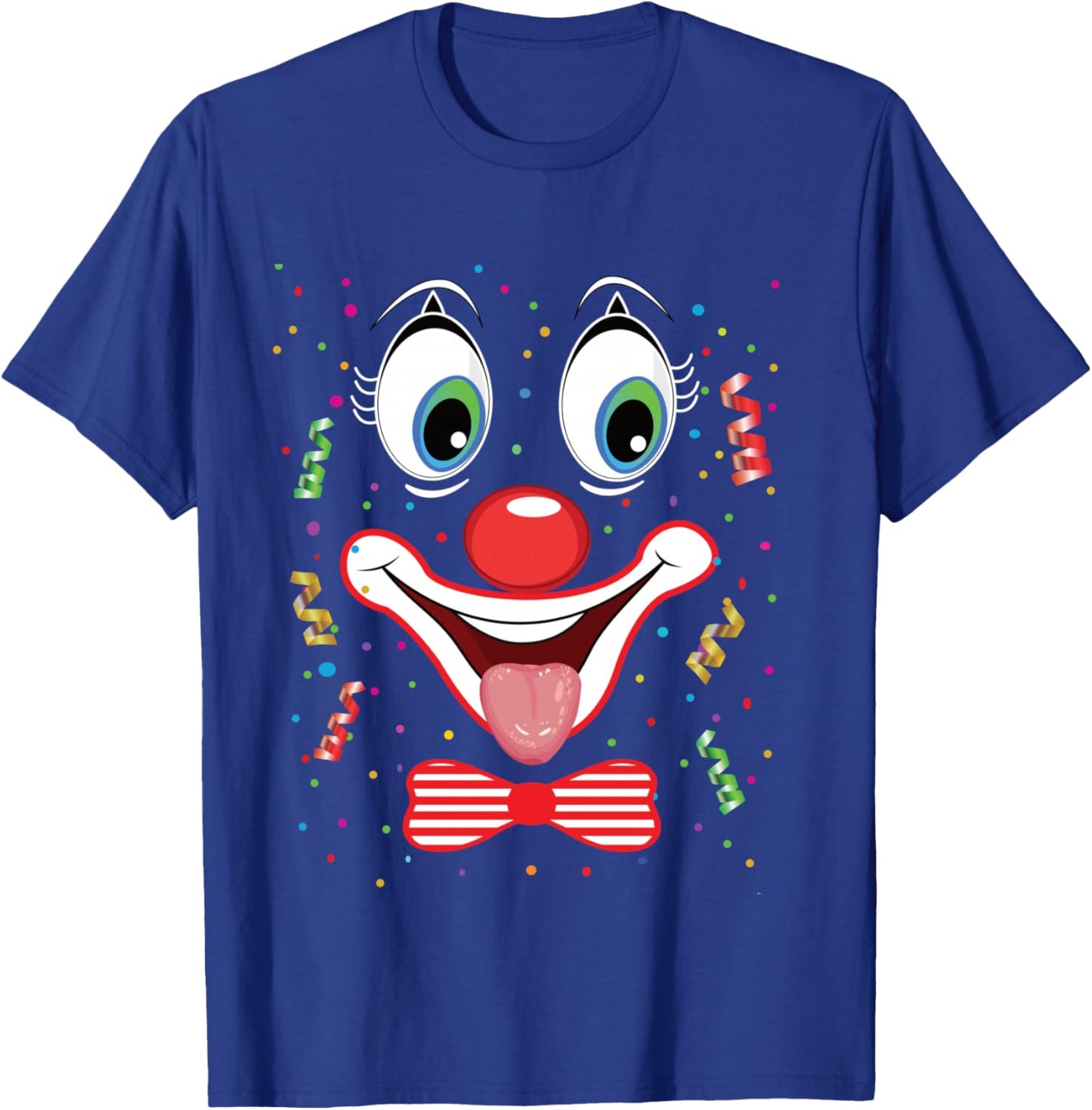 Clown Carnival Costume Clown Costume Clown Fancy Dress Shirt T-Shirt - T-Shirt | Royal