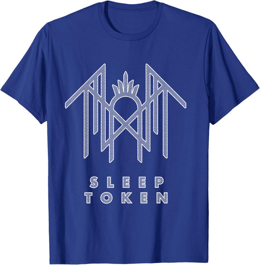 Sleep Token Logo Navy Manche Longue T-Shirt - T-Shirt | Royal