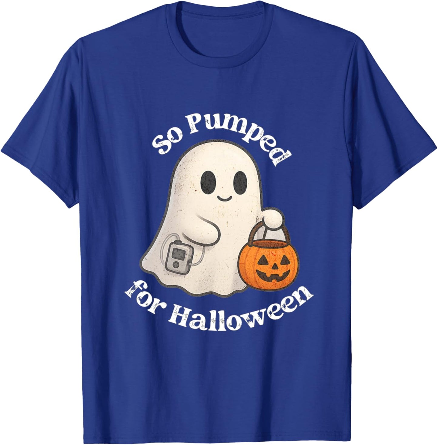 So Pumped for Halloween Type 1 Diabetes Kids Insulin Pump T-Shirt - T-Shirt | Royal