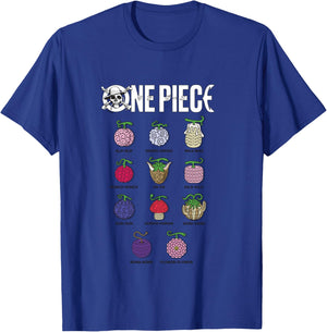 One Piece Devil Fruits Shirt T-Shirt - T-Shirt | Royal
