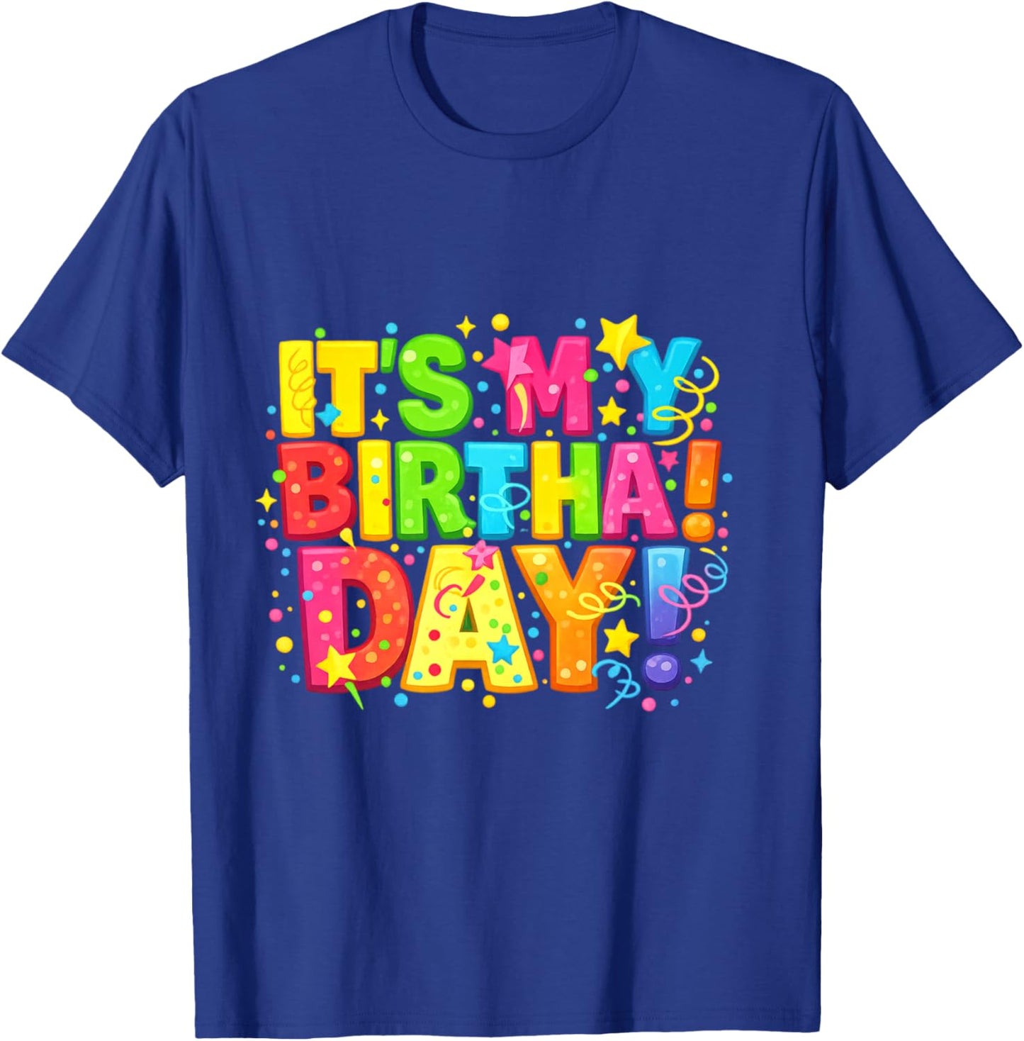 Happy Birthday für Männer, Frauen, Jungen, Mädchen, Kinder Langarmshirt T-Shirt - T-Shirt | Royal