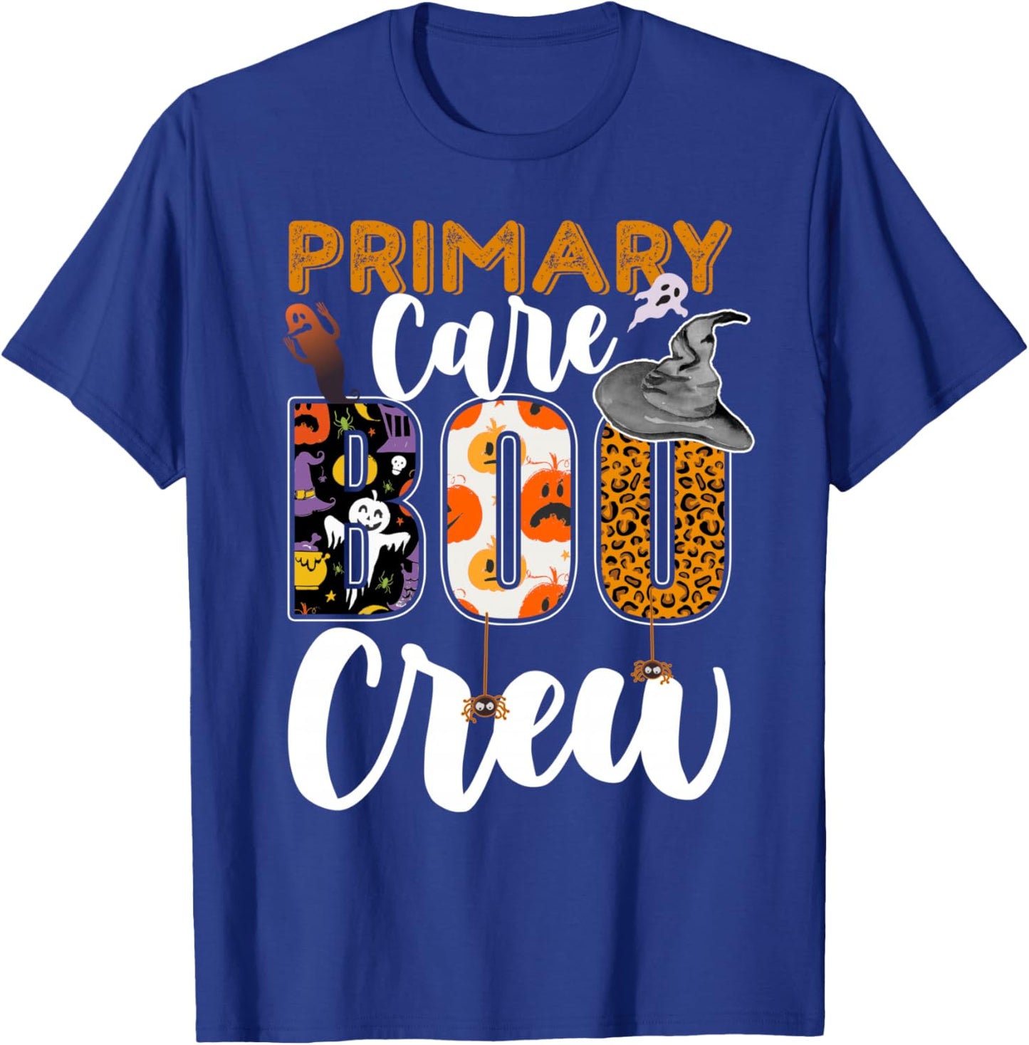 Primary Care Boo Crew Halloween Match Physician T-Shirt - T-Shirt | Royal