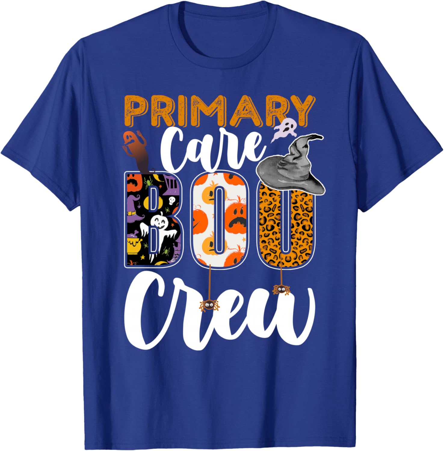 Primary Care Boo Crew Halloween Match Physician T-Shirt - T-Shirt | Royal