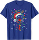 Christmas Pickleball Xmas Santa Sports Hat Kids T-Shirt - T-Shirt | Royal