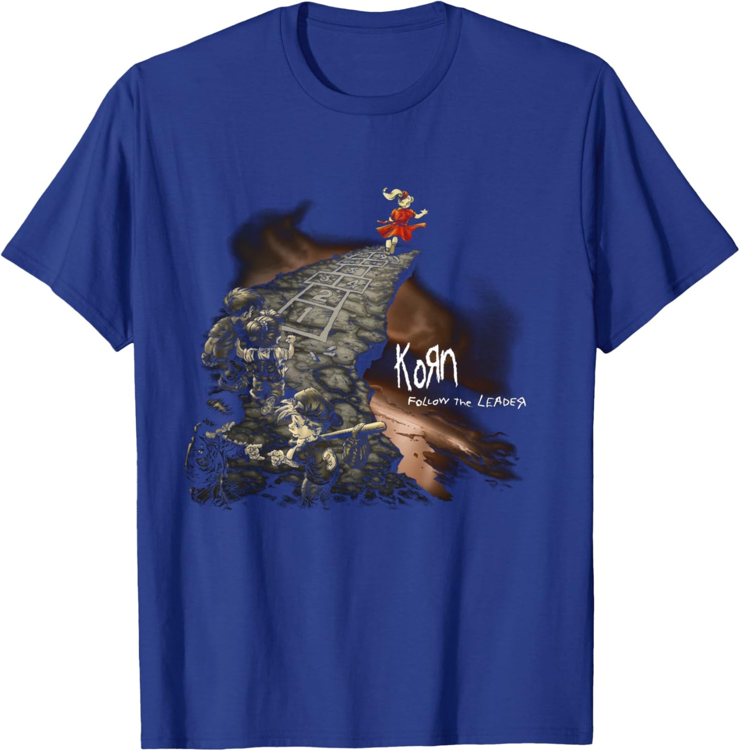 Korn Follow Cliff , Black, S T-Shirt - T-Shirt | Royal