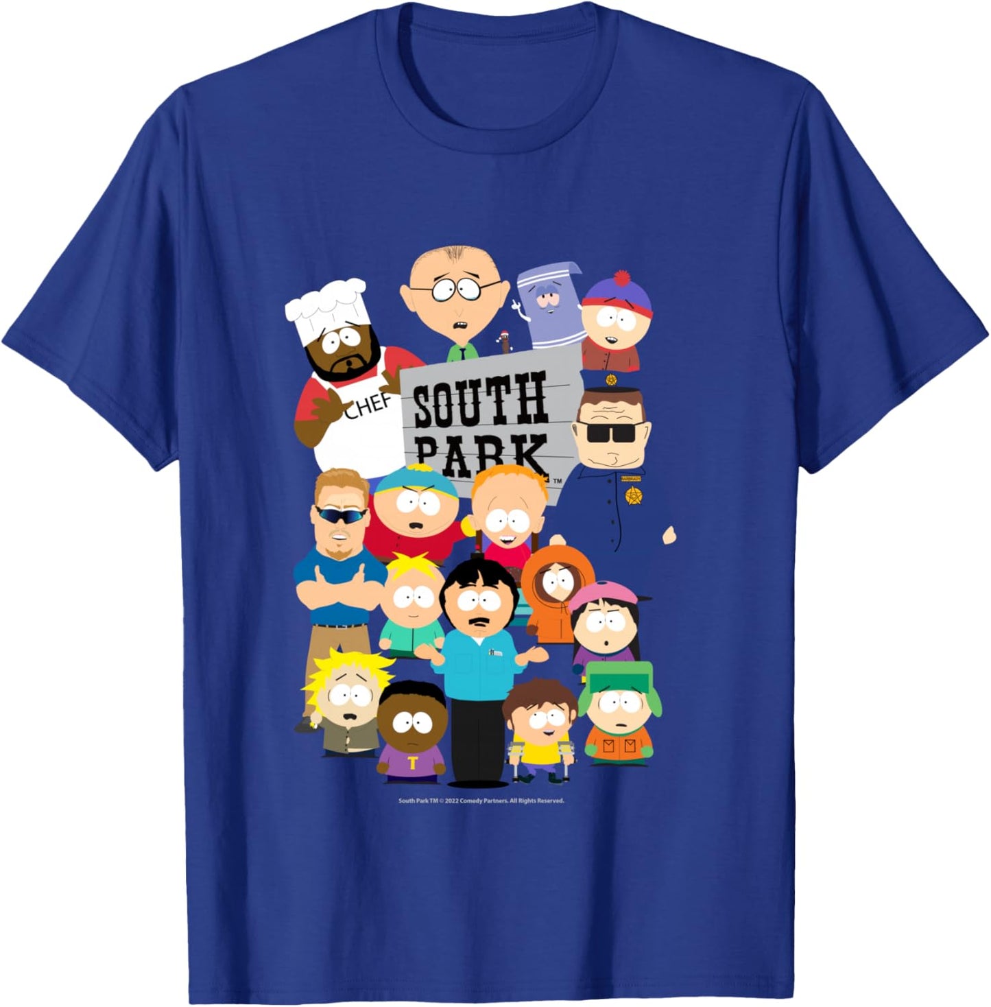 Moulding South Park T-Shirt - T-Shirt | Royal