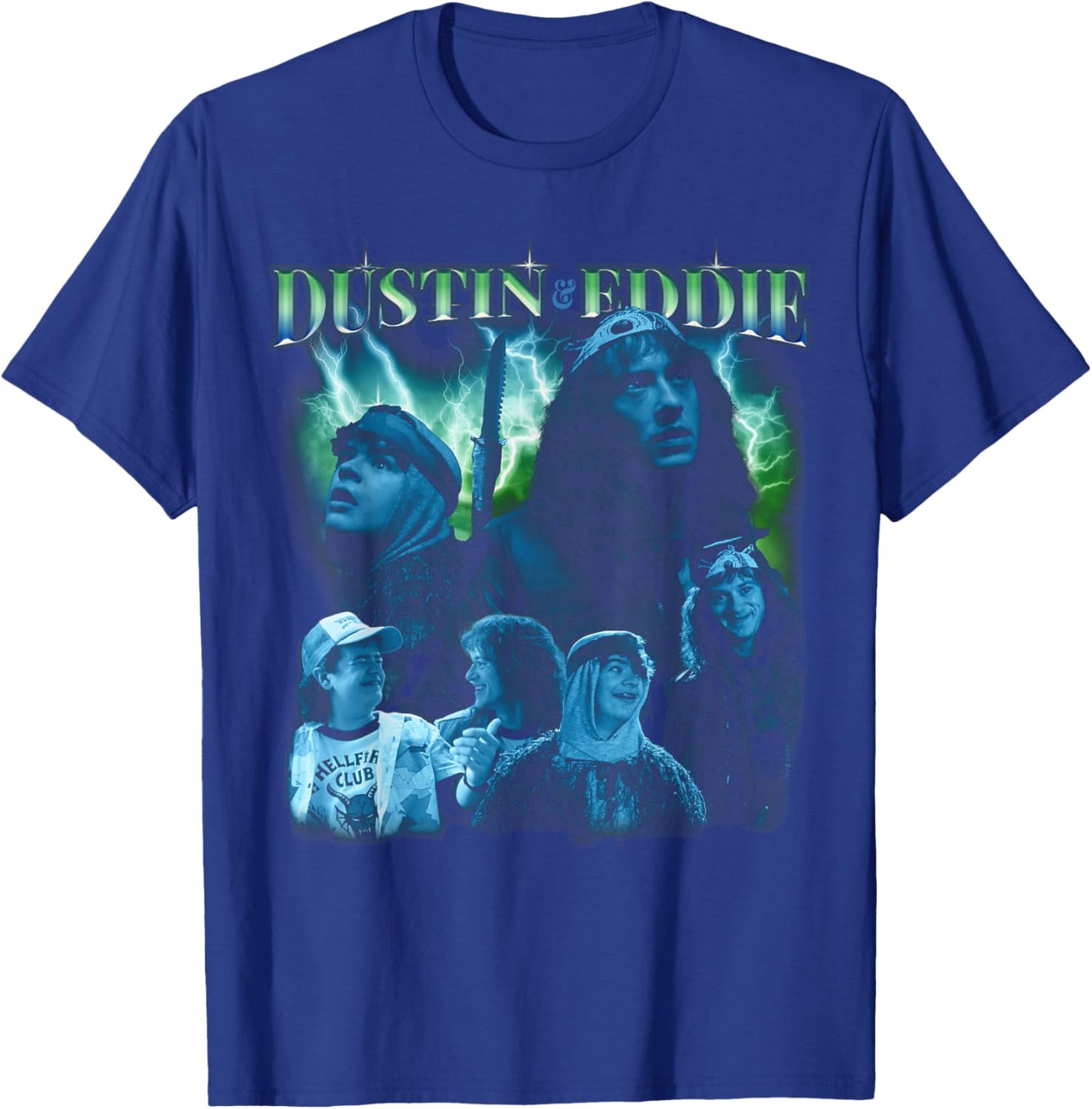 Stranger Things Dustin & Eddie Heartthrob Officially License T-Shirt - T-Shirt | Royal