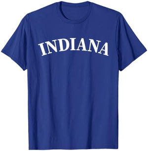 Indiana - Throwback Design - Classic T-Shirt - T-Shirt | Royal