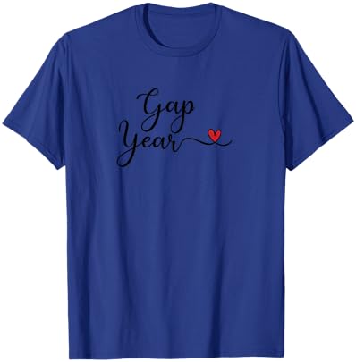 Gap Year Heart Gift T-Shirt - T-Shirt | Royal