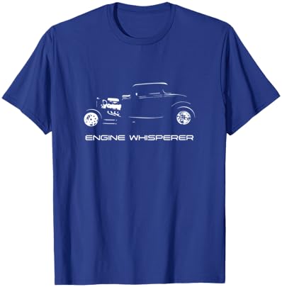Engine Whisperer Automotive Nostalgia Vintage Hotrod Car T-Shirt - T-Shirt | Royal
