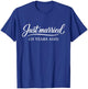 Just Married 10 Years Ago Funny 10th Wedding Anniversary T-Shirt - T-Shirt | Royal