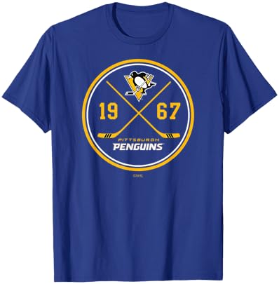 Pittsburgh Penguins Prize Dark Heather Officially Licensed T-Shirt - T-Shirt | Royal