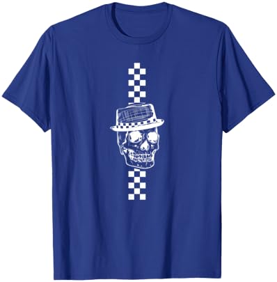Ska Head Checkerboard T-Shirt - T-Shirt | Royal