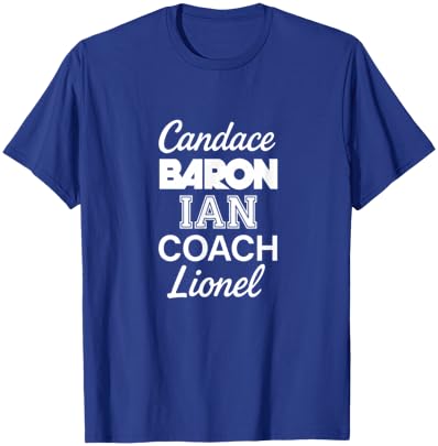 NEW Team Candace Baron Coleman Shirt Ian Coach Lionel GO MAX T-Shirt - T-Shirt | Royal