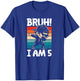 Bruh I Am 5 Year Old Dabbing Boy 5th Birthday Decorations T-Shirt - T-Shirt | Royal