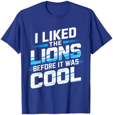 I Liked The Lions Before It Was Cool Women Kids T-Shirt - T-Shirt | Royal