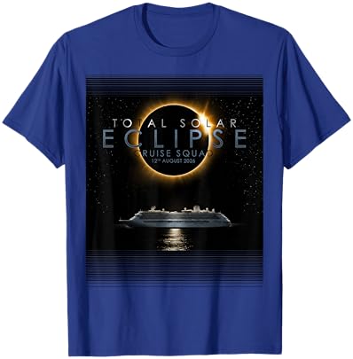 Total Solar Eclipse 2026 Cruise Squad T-Shirt - T-Shirt | Royal